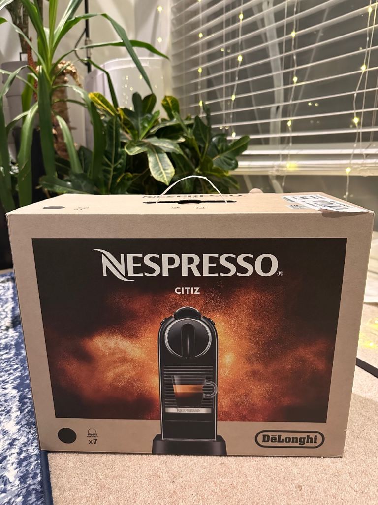 image for Brand New Nespresso by De’Longhi CitiZ EN167.B – Unopened / Boxed