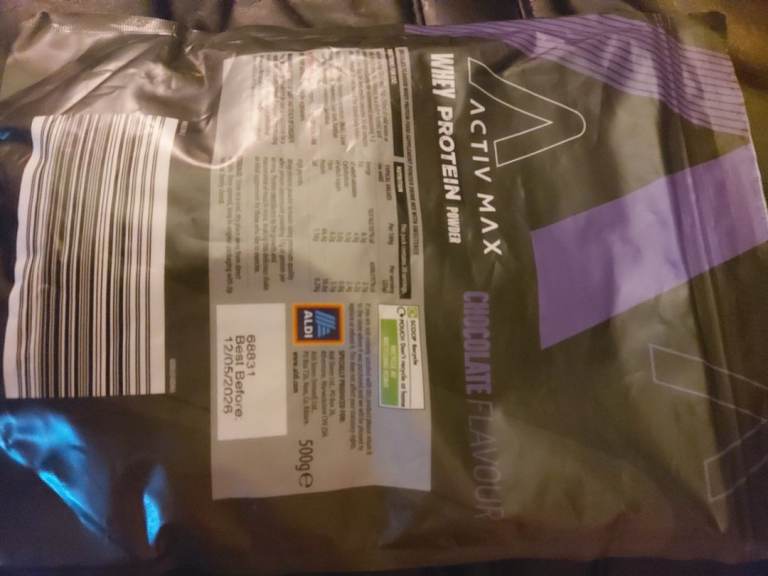 Was £13, now only £6 Chocolate flavour Whey Protein