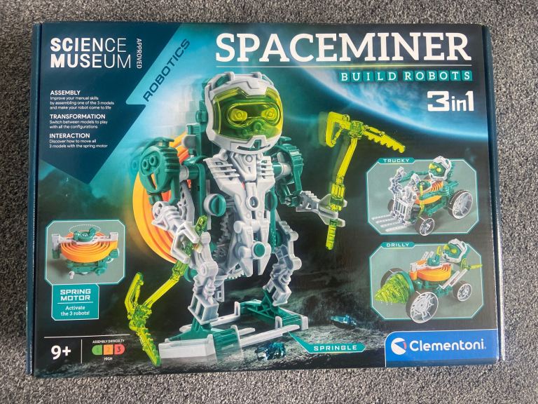 Science museum - space miner set3 in 1 robo