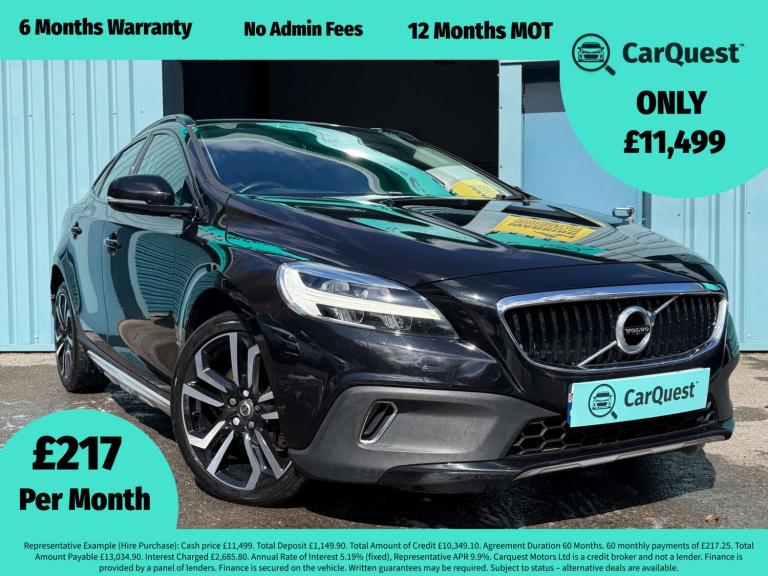 2018 Volvo V40 T3 [152] Cross Country Pro 5dr Geartronic HATCHBACK PETROL Automatic