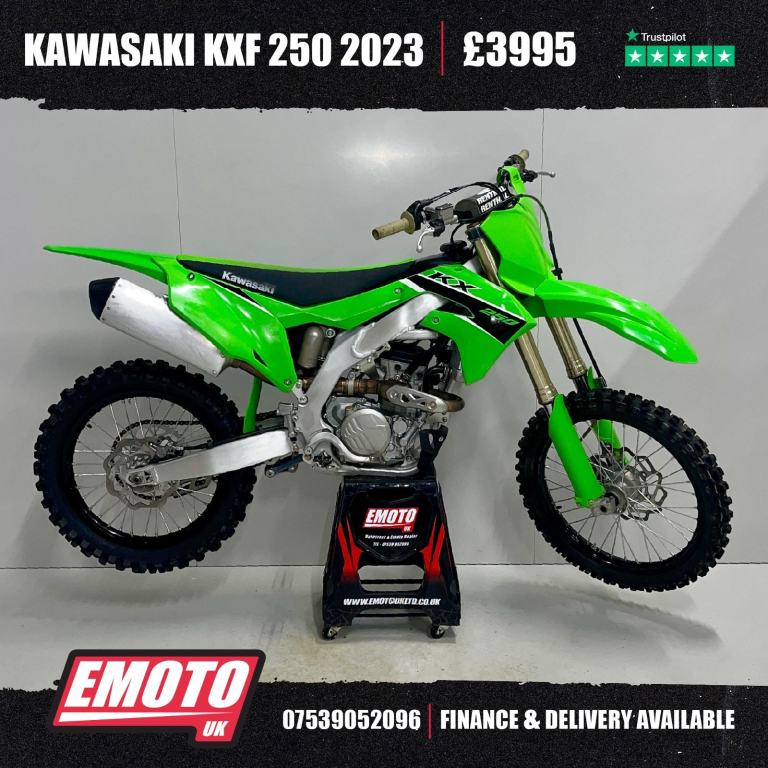 KAWASAKI KXF 250 2023 Motocross Bike 250cc @EmotoUK - Finance Available