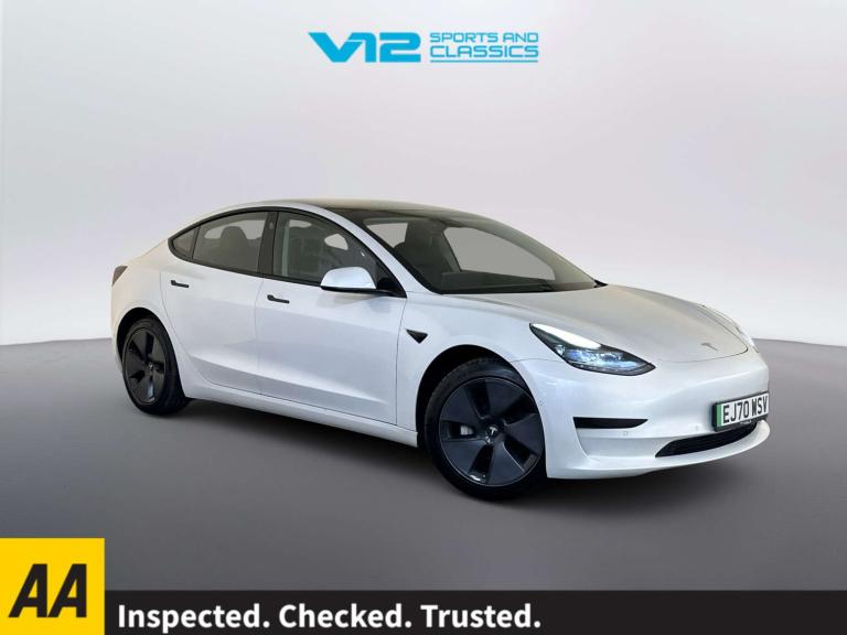2020 Tesla Model 3 Standard Range Plus Saloon 4dr Electric Auto RWD (241 bhp) Saloon Electric Aut...