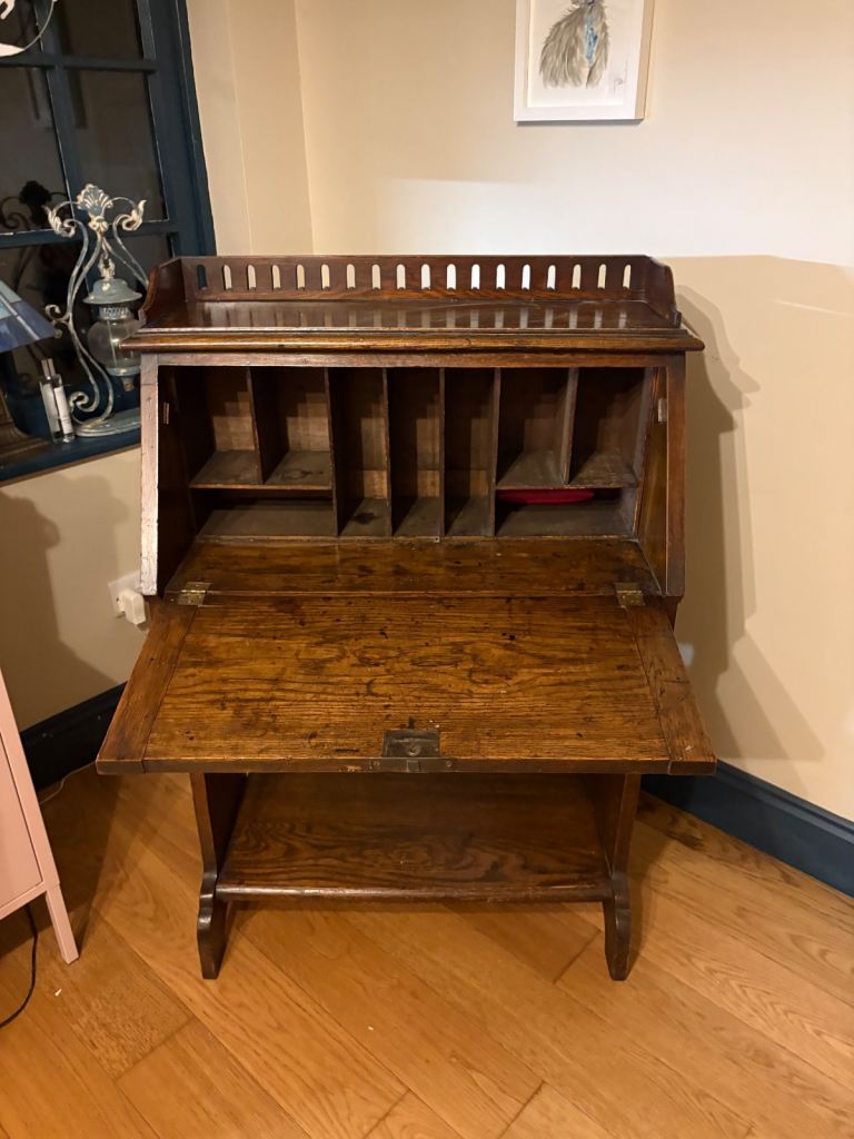 Antique wooden bureau/desk