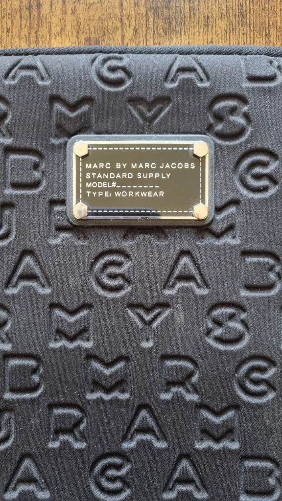 Marc by Marc Jacobs Laptop Sleeve - Black, Good Condition