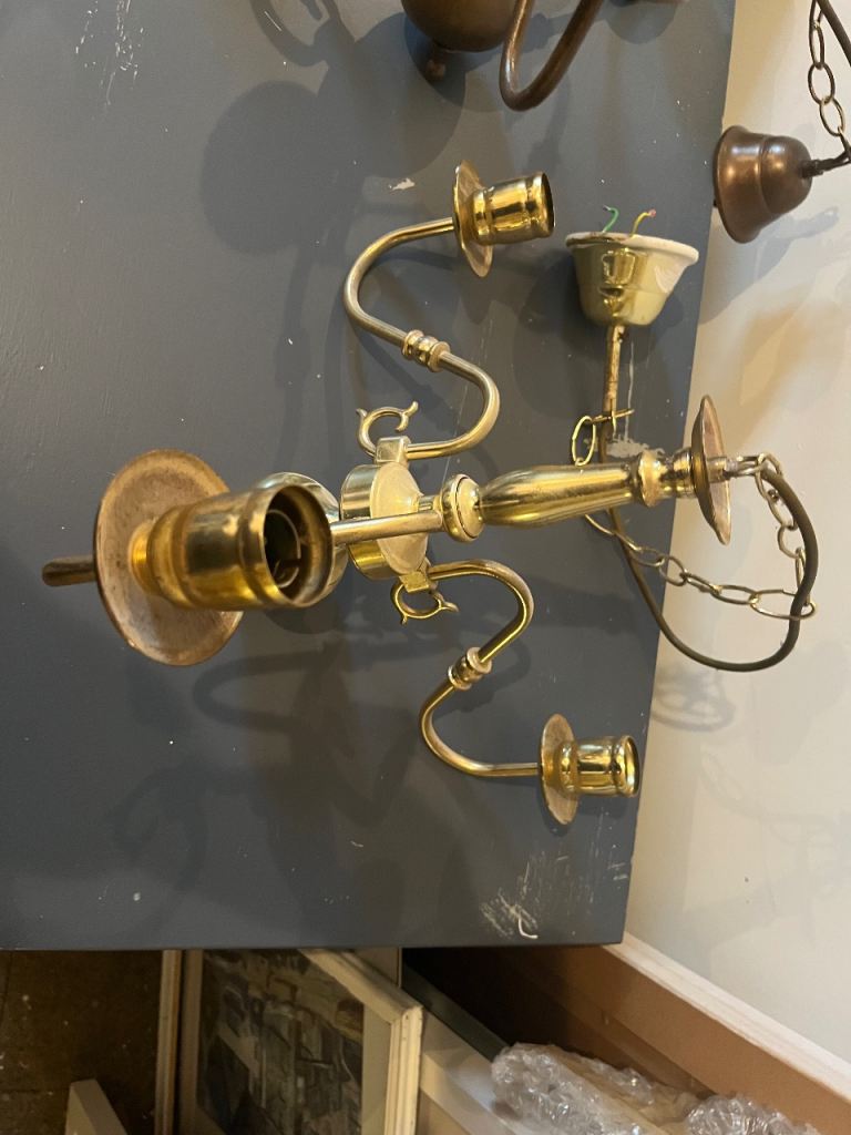 Brass ceiling lights 