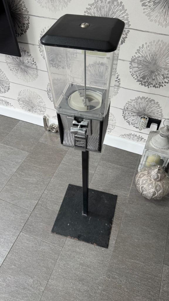 Northwestern Gumball Machine on Stand