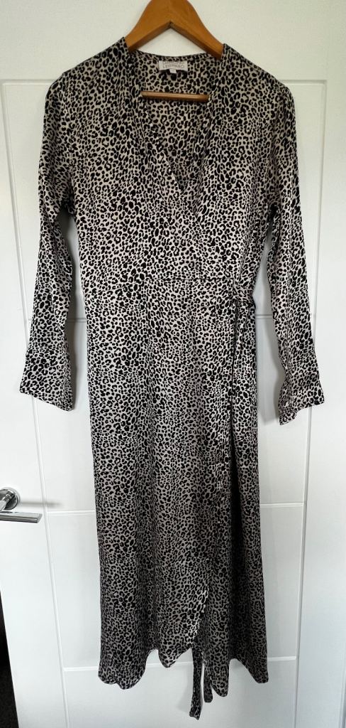 Dancing Leopard Wrap Dress - Size 12