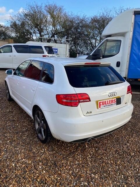 2011 Audi A3 2.0 TDI Black Edition 5dr [Start Stop] DAMAGED REPAIRABLE SALVAGE HATCHBACK Diesel M...