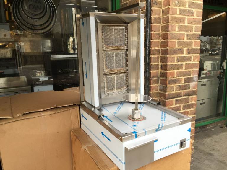 New Stainless Steel Commercial 3 BURNER GAS DONER Kebab Machine CATERING  CAFE BBQ SHOP