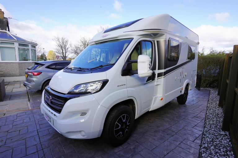 2017 Carado T135, 3-Berth, 4-Seatbelts, End fixed French Bed