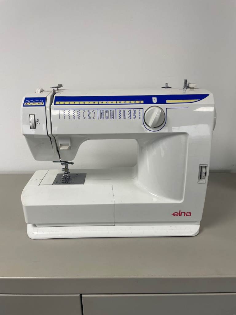 Sewing machine Elna 2003 in excellent condition very little use, electric foot operated