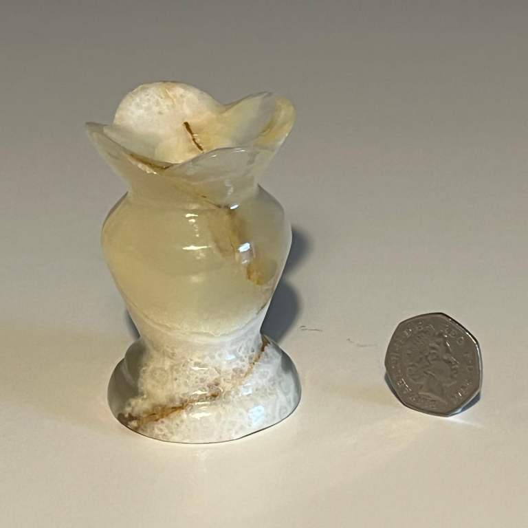 Oynx / Marble Collectable Candlestick candle holder