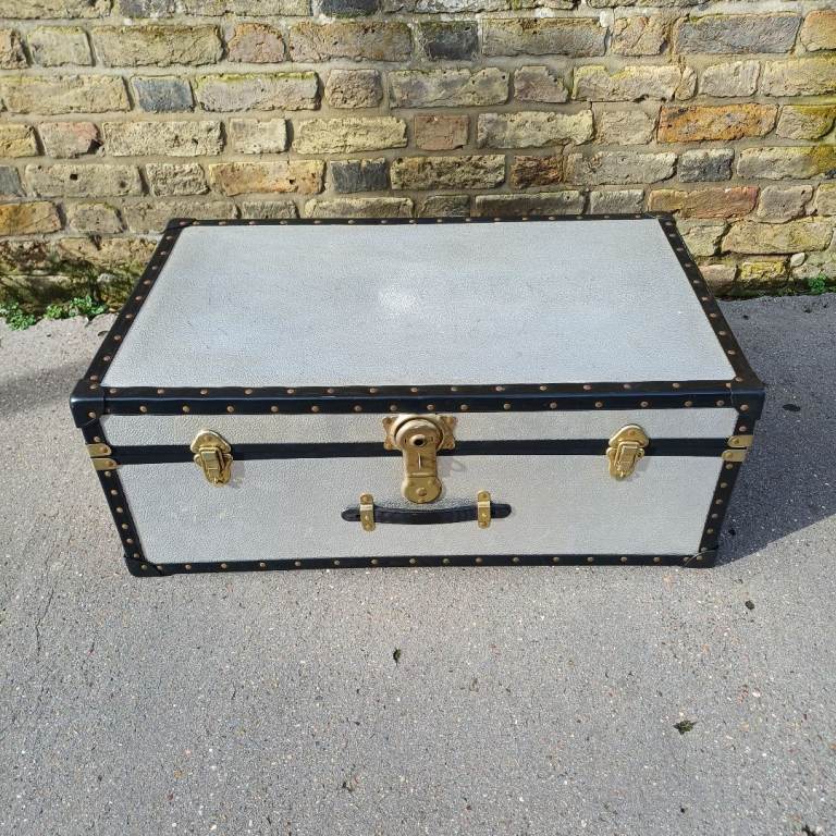 Vintage retro mid century suitcase trunk storage