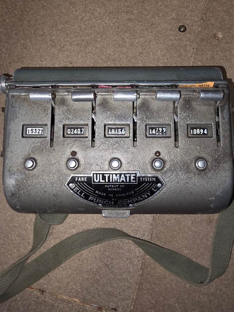 Vintage bell punch company ultimate ticket machine