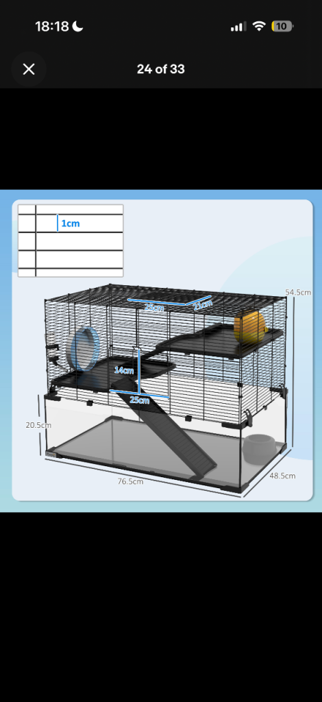 Hamster cage 