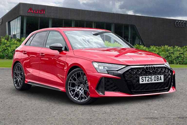 2025 Audi RS3 RS 3 TFSI Quattro Carbon Black 5dr S Tronic Hatchback Petrol Automatic