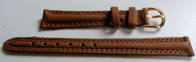 NEW PADDED WATCH STRAP - 12mm LINK WIDTH with FREE SPRING LINK PINS