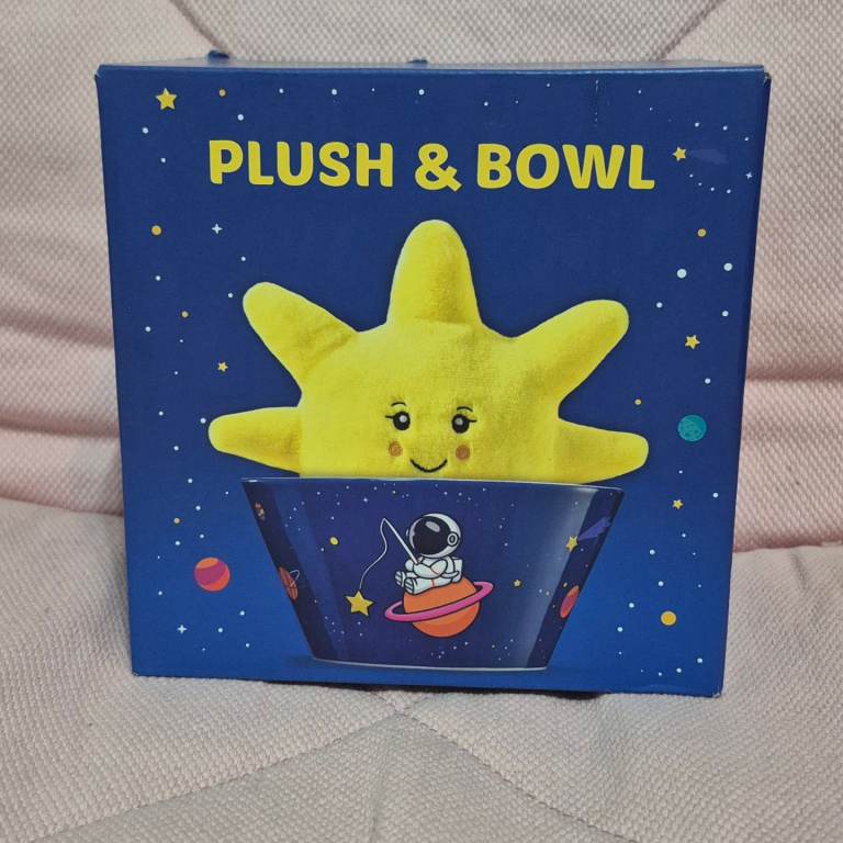 Ceramic bowl and plushi star
