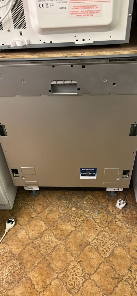 Beko integrated dishwasher 