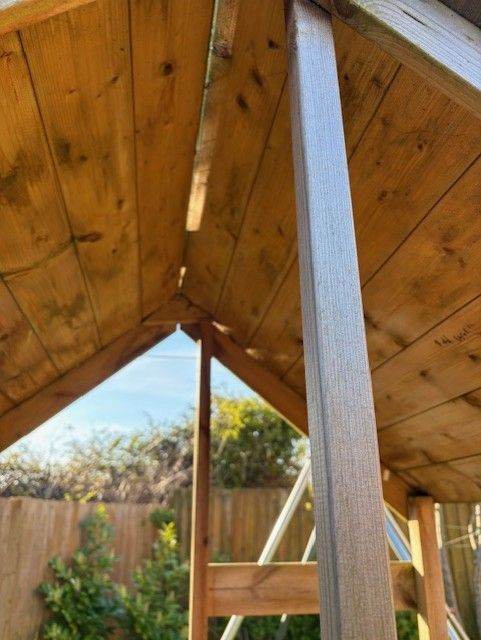 Childrens Playhouse Treehouse with Slide