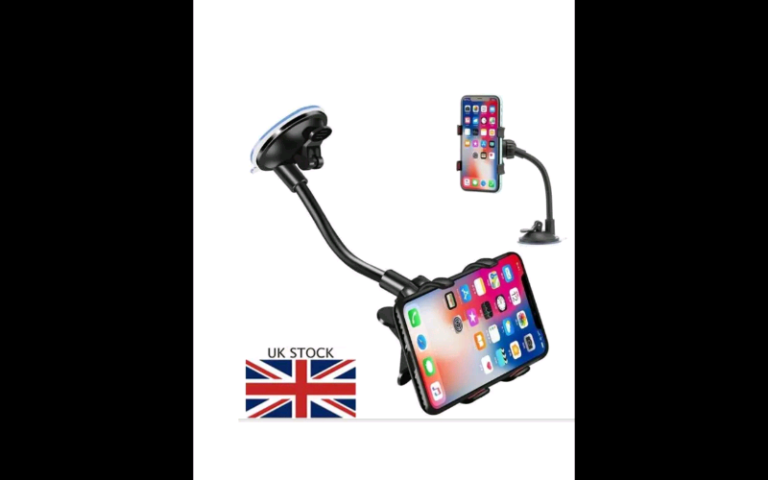 Car Phone Holder 360° Rotatable iPhone Samsung Universal Mobile Suctio