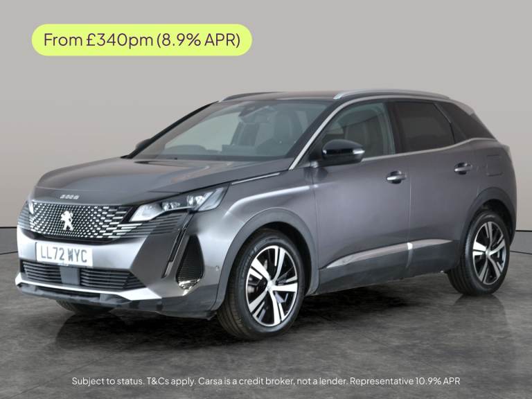 2022 Peugeot 3008 1.6 13.2kWh GT Line SUV 5dr Petrol Plug-in Hybrid e-EAT 4WD Euro 6 (s/s) (3 Suv...