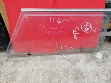 Avondale caravan nearside window 