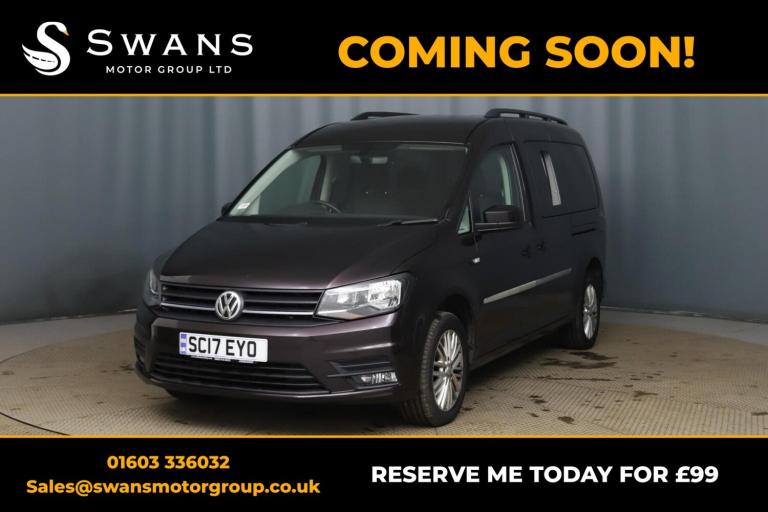 VOLKSWAGEN CADDY MAXI LIFE 2.0 TDI BlueMotion Tech Purple Auto Diesel 2017