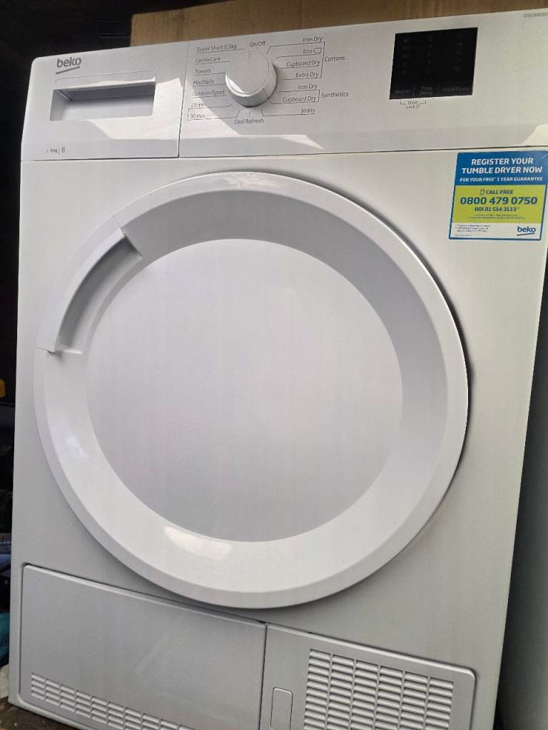 L👁👁k Beko 8kg condenser tumble dryer good clean working order | in ...