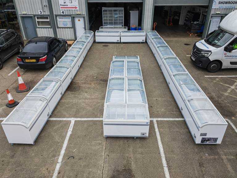 * Brand New * Display Chest Freezers Commercial Refrigeration Commercial Fridges