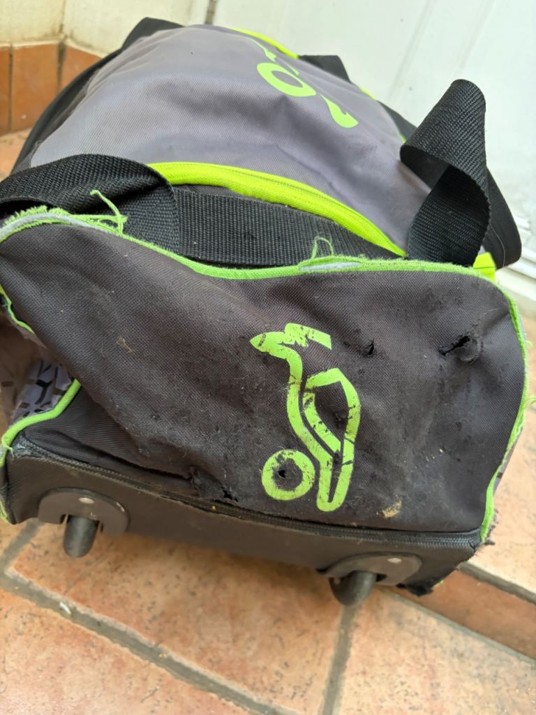 Kookaburra Cricket Kit Bag on Wheels - Black/Grey