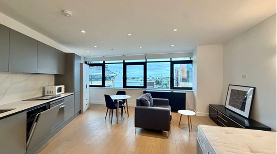 Studio Living, Elevated — New Horizons Court, Brentford (TW8) | £1,480pcm