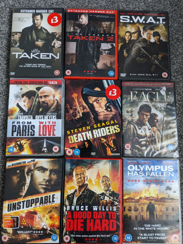 Large Family 44 DVD Film Bundle 