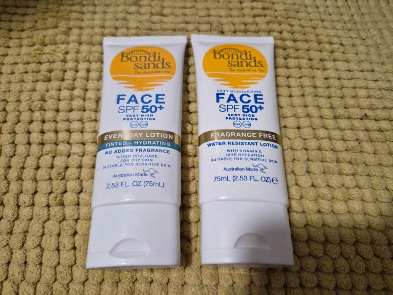 Spf face and body suncreams 