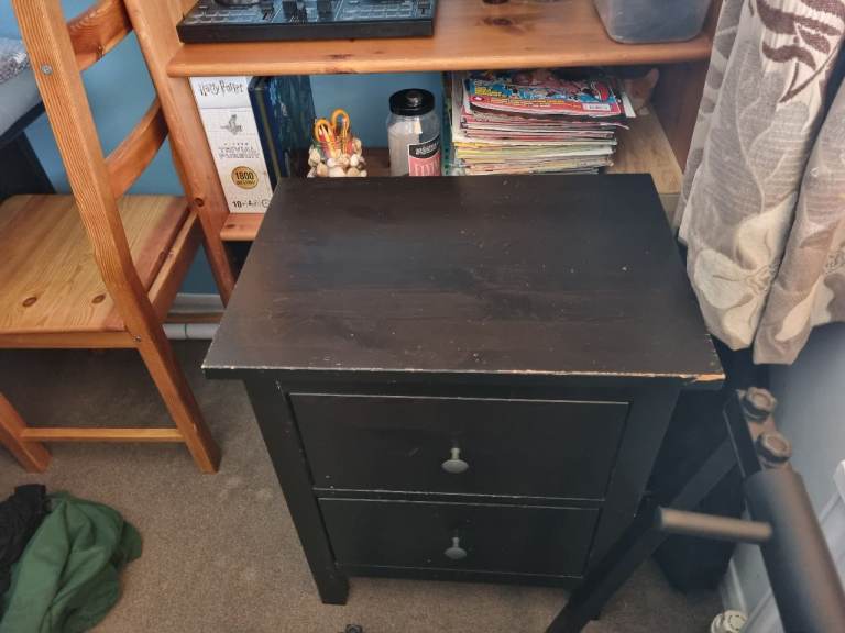 Hemnes ikea 2 drawer chest of drawers