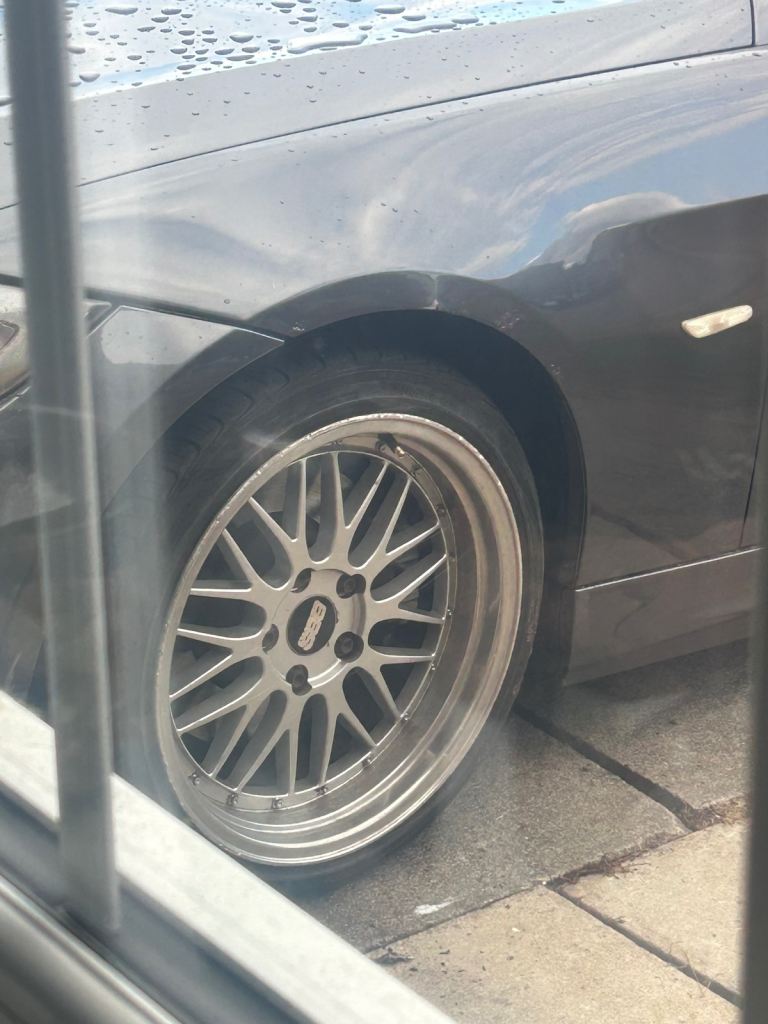 BBS style alloy wheels. BMW 