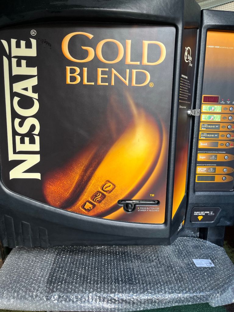 Used Incup vending machine, hot drinks, Darenthmjs Style 5, table top or stand on a cabinet 