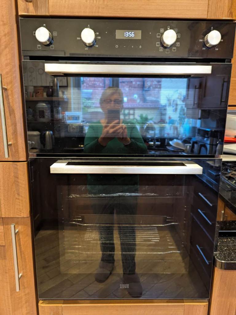 USED - COOKE AND LEWIS BUILT IN ELECTRIC DOUBLE OVEN 