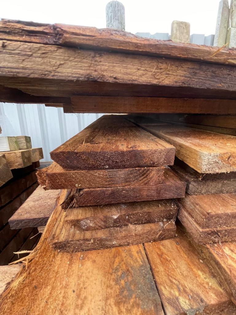 Wood pieces , pressure treated timber 1200mm long , different widths available .