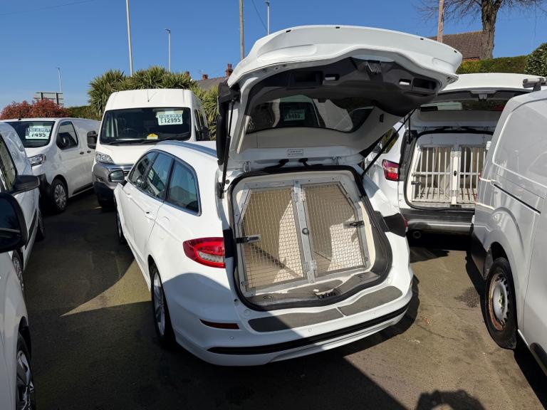 2018 68 FORD MONDEO 1.5 T ECOBOOST 165 ZETEC EDITION AUTO WHITE DOG UNIT POLICE