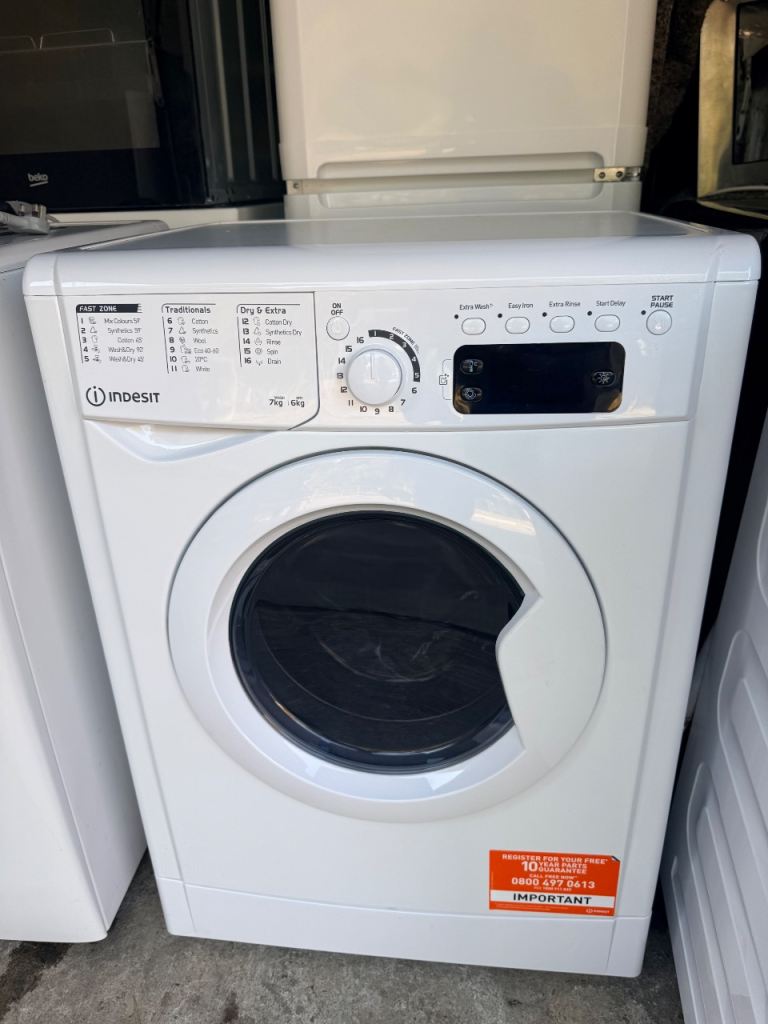 Indesit Washing Machine - White, Good Condition