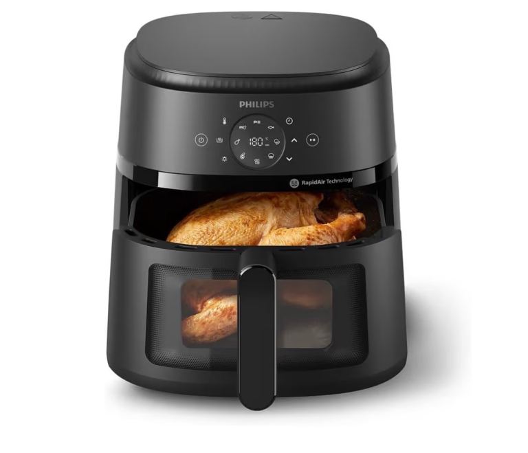 Philips 2000 Series Air Fryer 6.2L - Black, AS GOOD AS NEW