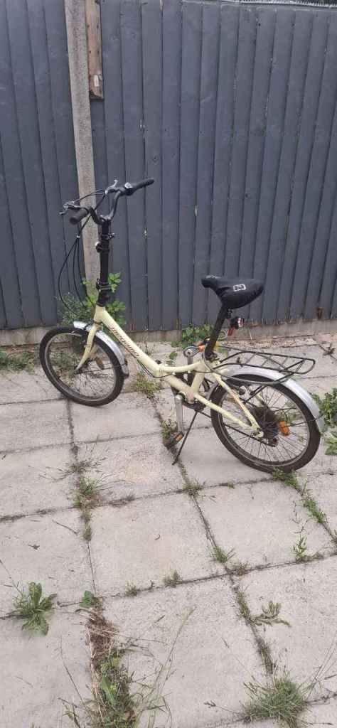 Megamo Zambra Folding Bike with Anti Puncture Tyre Liner– Commuter Ready, Smooth Ride