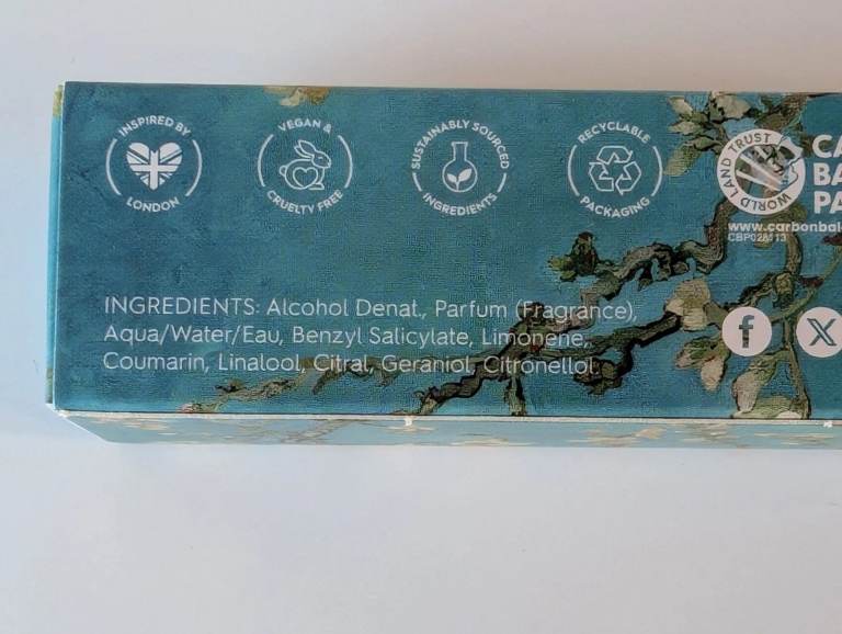 FLORAL STREET Eau de Parfum ( 10ml ) Sweet Almond Blossom, *BRAND NEW IN BOX*