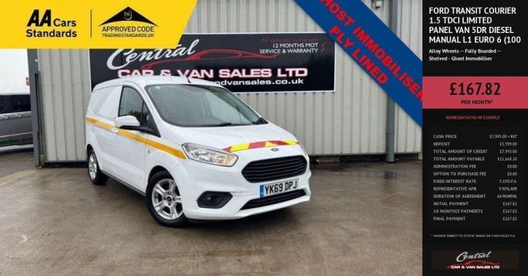 2020 Ford Transit Courier 1.5 TDCi Limited Panel Van 5dr Diesel Manual L1 Euro 6