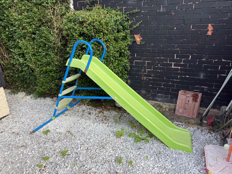 Kids Garden Slide - Green and Blue, Good Condition
