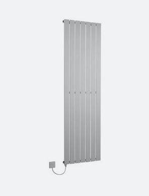 Tall Single Vertical 1800mmx520 mm White Electric Designer Panel Radiator with 7 columns 