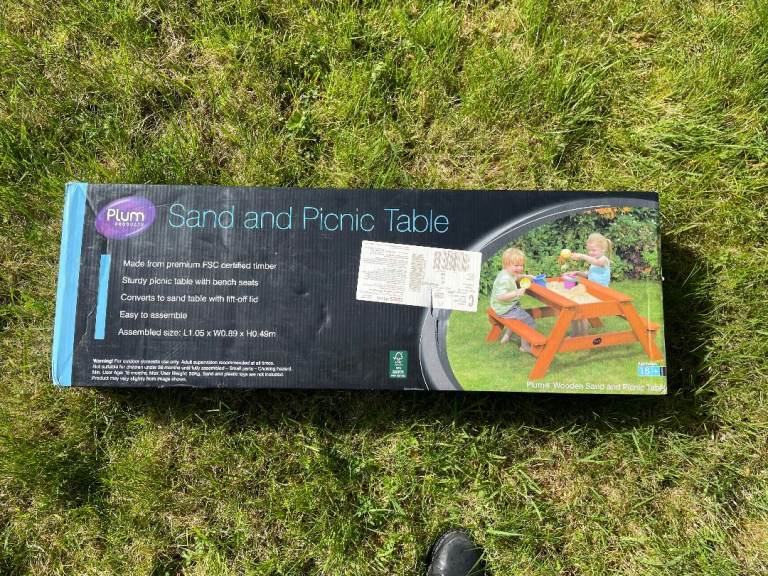 Sand and Picnic Table for kids.