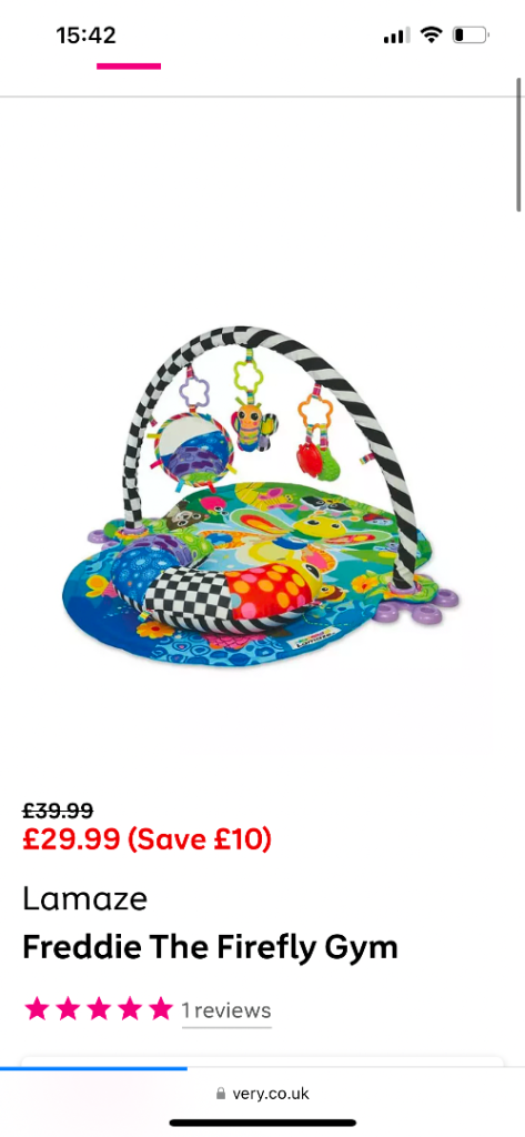 Lamaze Freddie the Firefly playmat