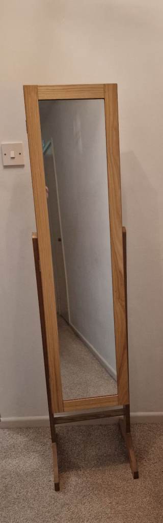 Cheval mirrored jewellery cabinet